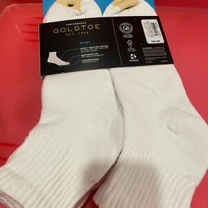 Gold Toe White Sport Socks